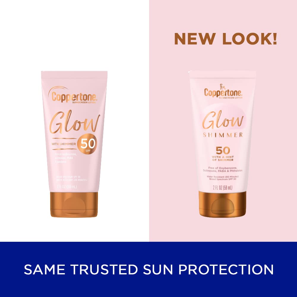 Foto 3 pulgar | Loción De Protección Solar Coppertone Glow Con Brillo Spf 50 60 Ml - Venta Internacional.