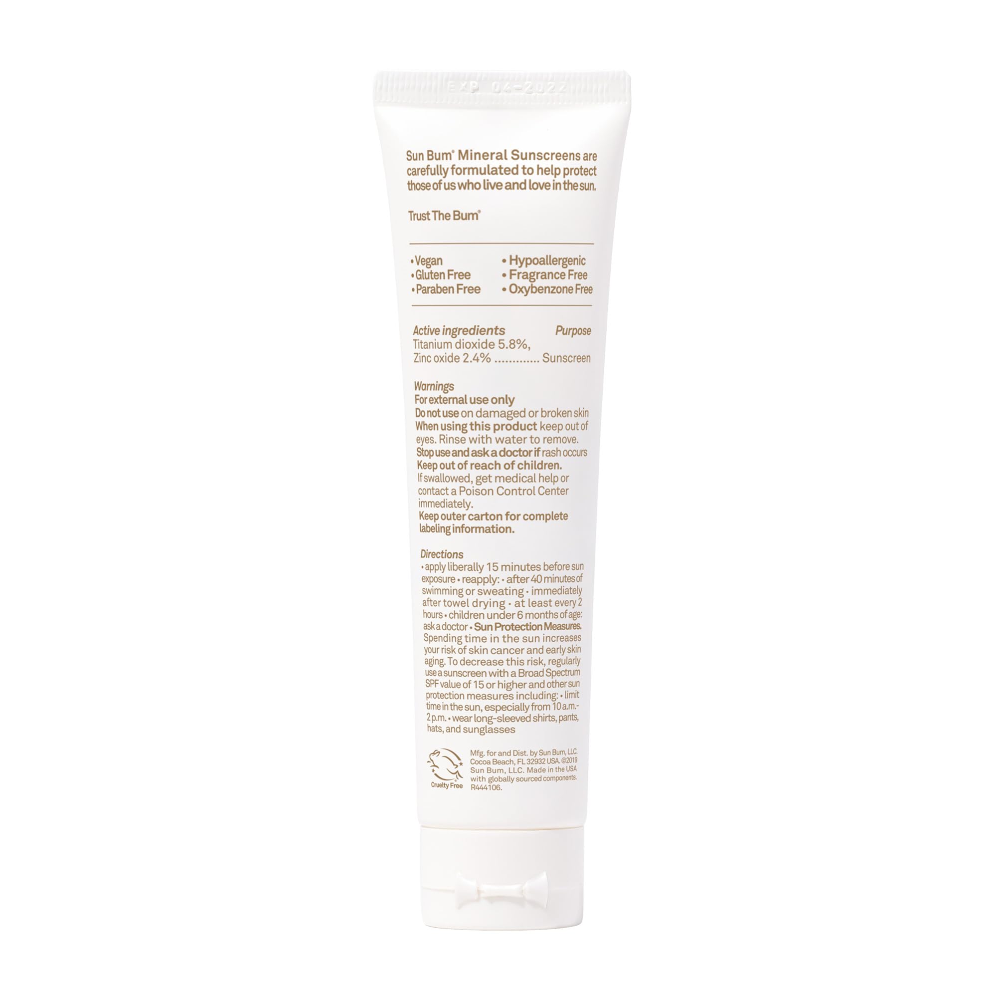 Foto 3 pulgar | Loción De Protección Solar Sun Bum Mineral Spf 30, Teñida, 50 Ml - Venta Internacional.