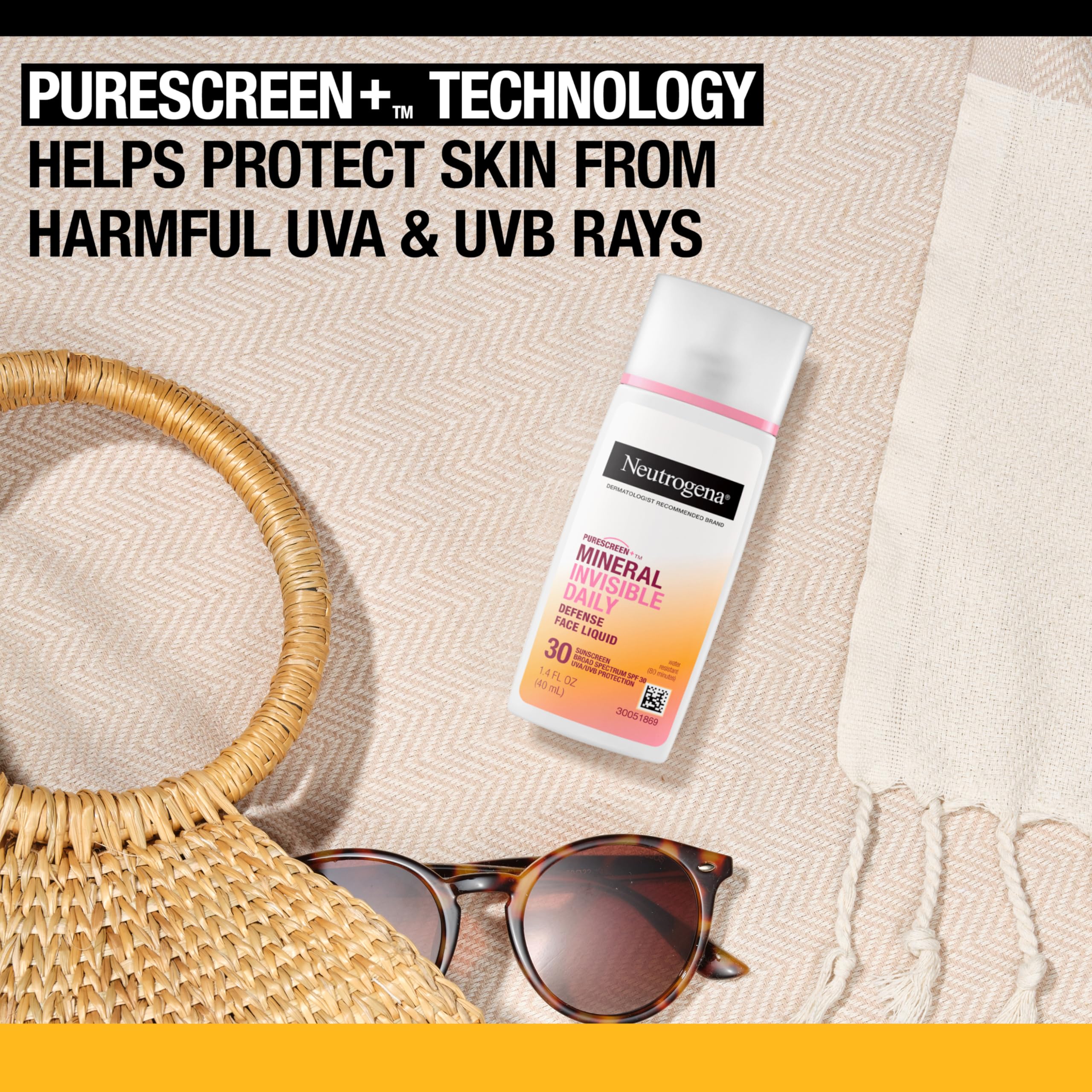 Foto 7 pulgar | Protector Solar Neutrogena Purescreen+ Invisible Daily Spf 30 41 Ml - Venta Internacional.