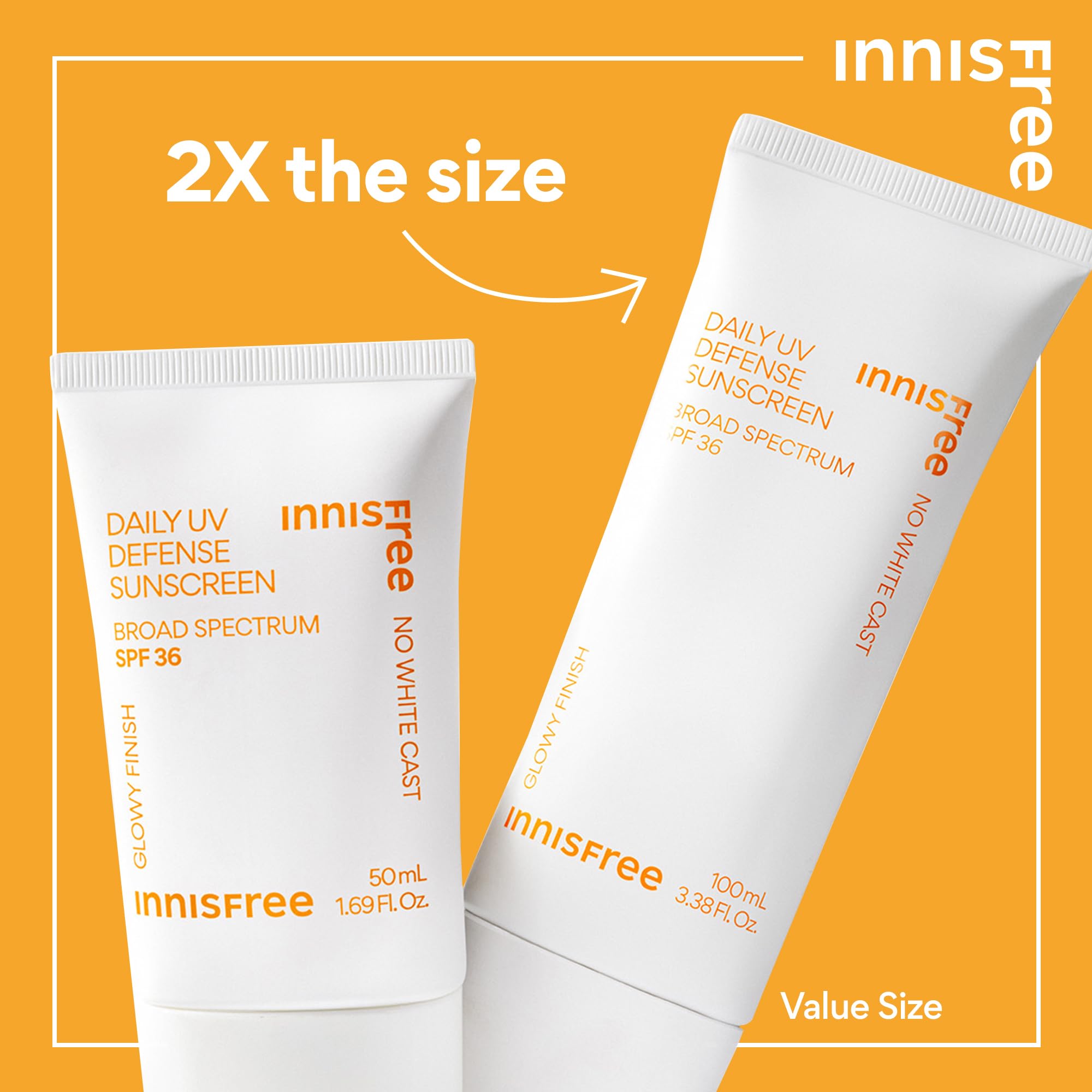 Foto 5 pulgar | Protector Solar Innisfree Daily Uv Defense Spf 36 Jumbo 100 Ml - Venta Internacional.