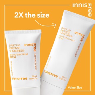 Foto 4 | Protector Solar Innisfree Daily Uv Defense Spf 36 Jumbo 100 Ml - Venta Internacional.