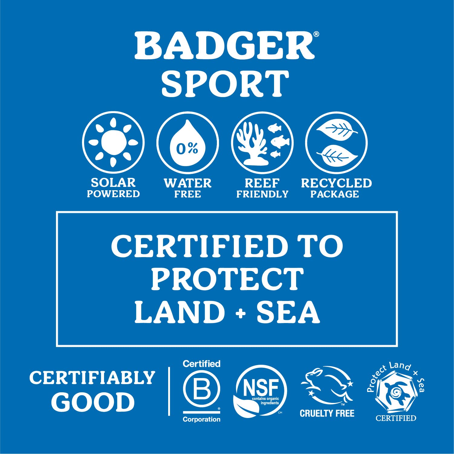 Foto 5 pulgar | Protector Solar Badger Coral Reef Safe, Spf 40, 70 Ml, Lata, Tamaño Viaje - Venta Internacional.