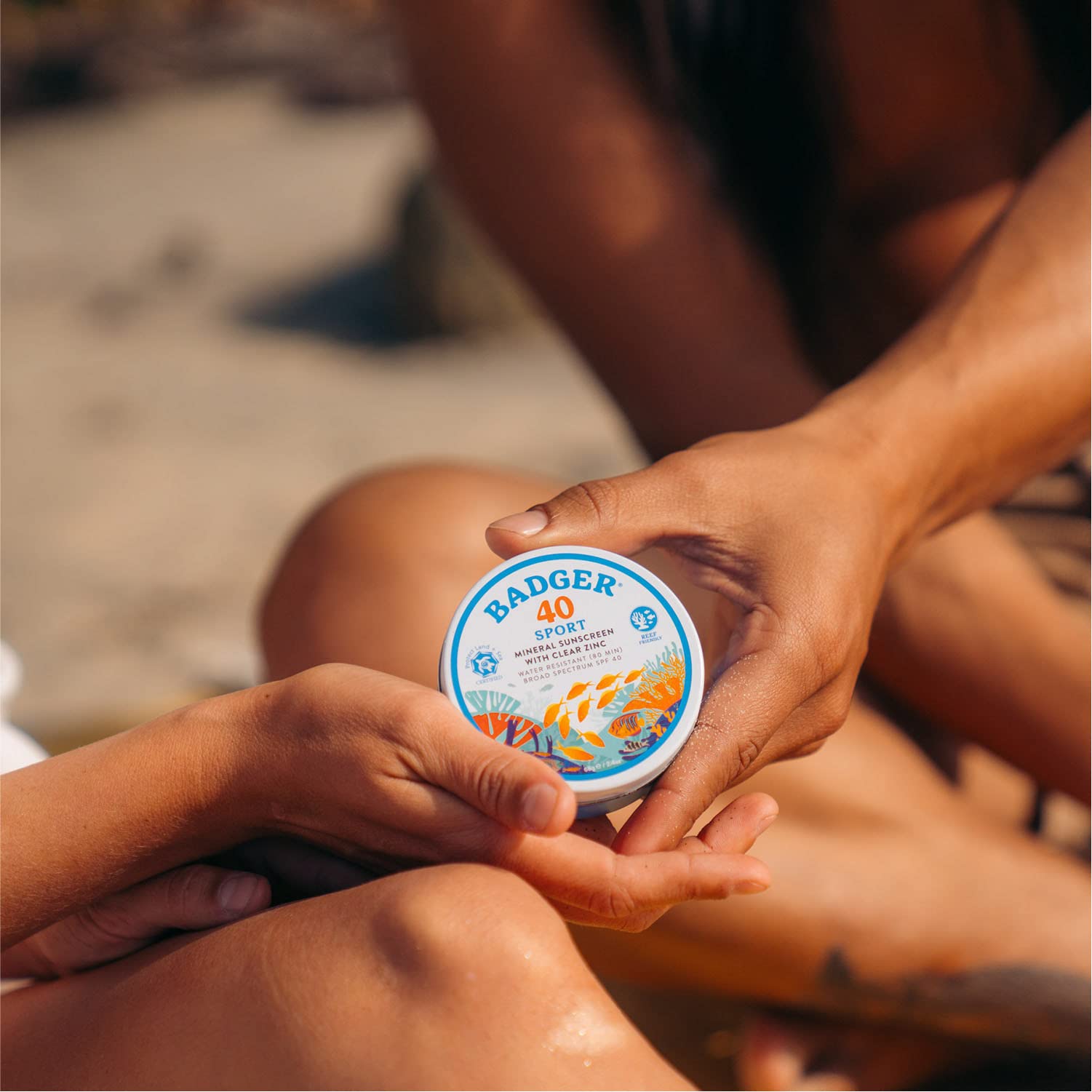 Foto 6 pulgar | Protector Solar Badger Coral Reef Safe, Spf 40, 70 Ml, Lata, Tamaño Viaje - Venta Internacional.