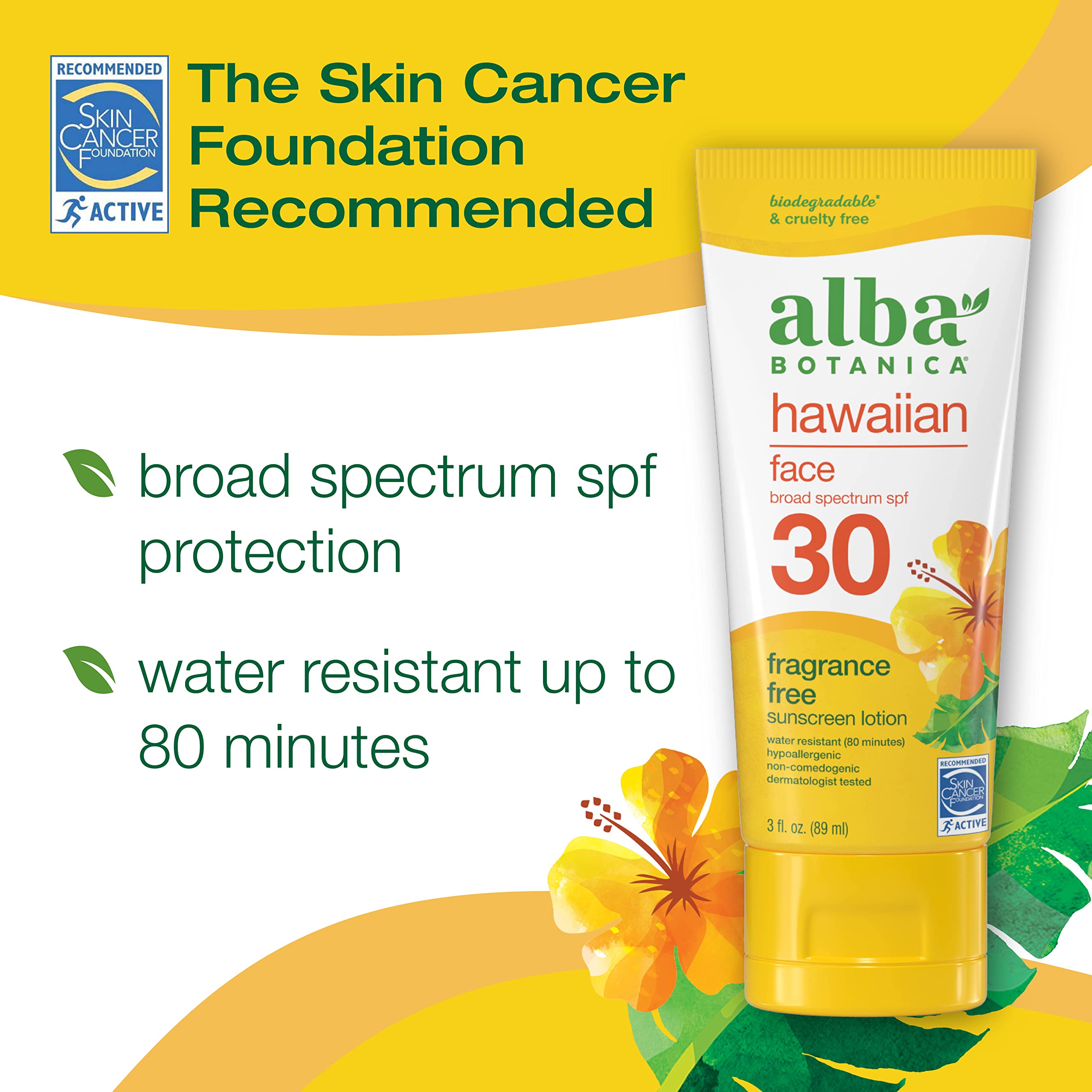 Foto 2 | Protector Solar Alba Botanica Hawaiian Face Spf 30 90 Ml - Venta Internacional.