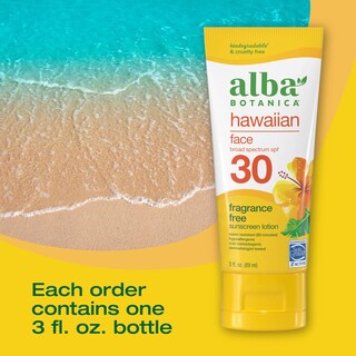 Foto 4 | Protector Solar Alba Botanica Hawaiian Face Spf 30 90 Ml - Venta Internacional.