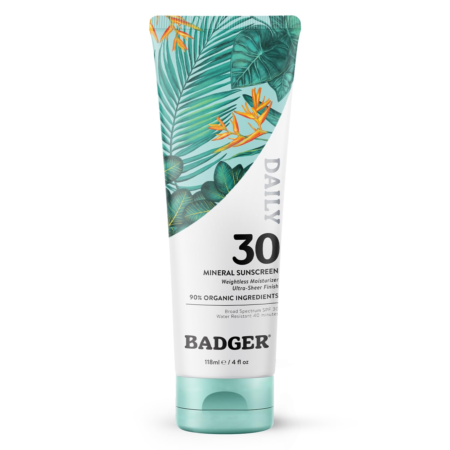 Protector Solar Badger Mineral Daily con Óxido de Zinc SPF 30 de 118 ml - Venta Internacional