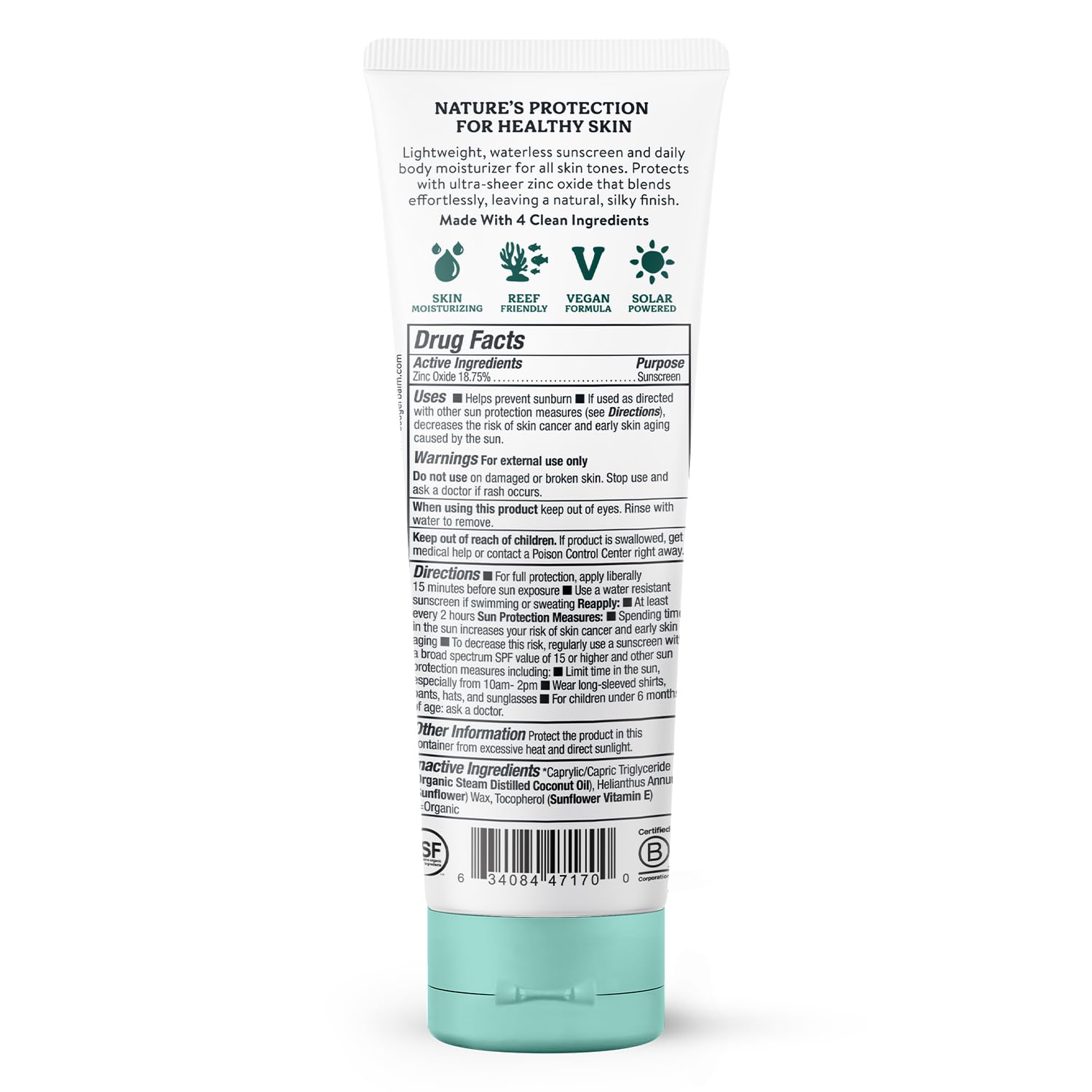 Foto 3 pulgar | Protector Solar Badger Mineral Daily con Óxido de Zinc SPF 30 de 118 ml - Venta Internacional