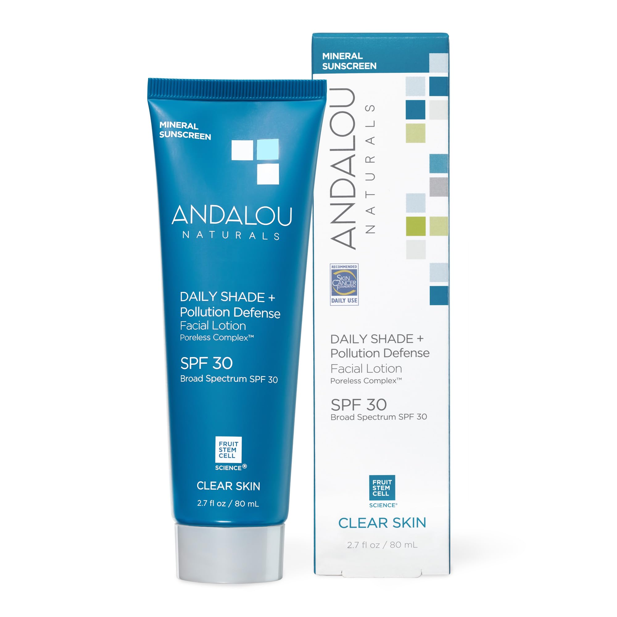 Foto 2 pulgar | Protector Solar Andalou Naturals Daily Shade Spf 30 80 Ml - Venta Internacional.