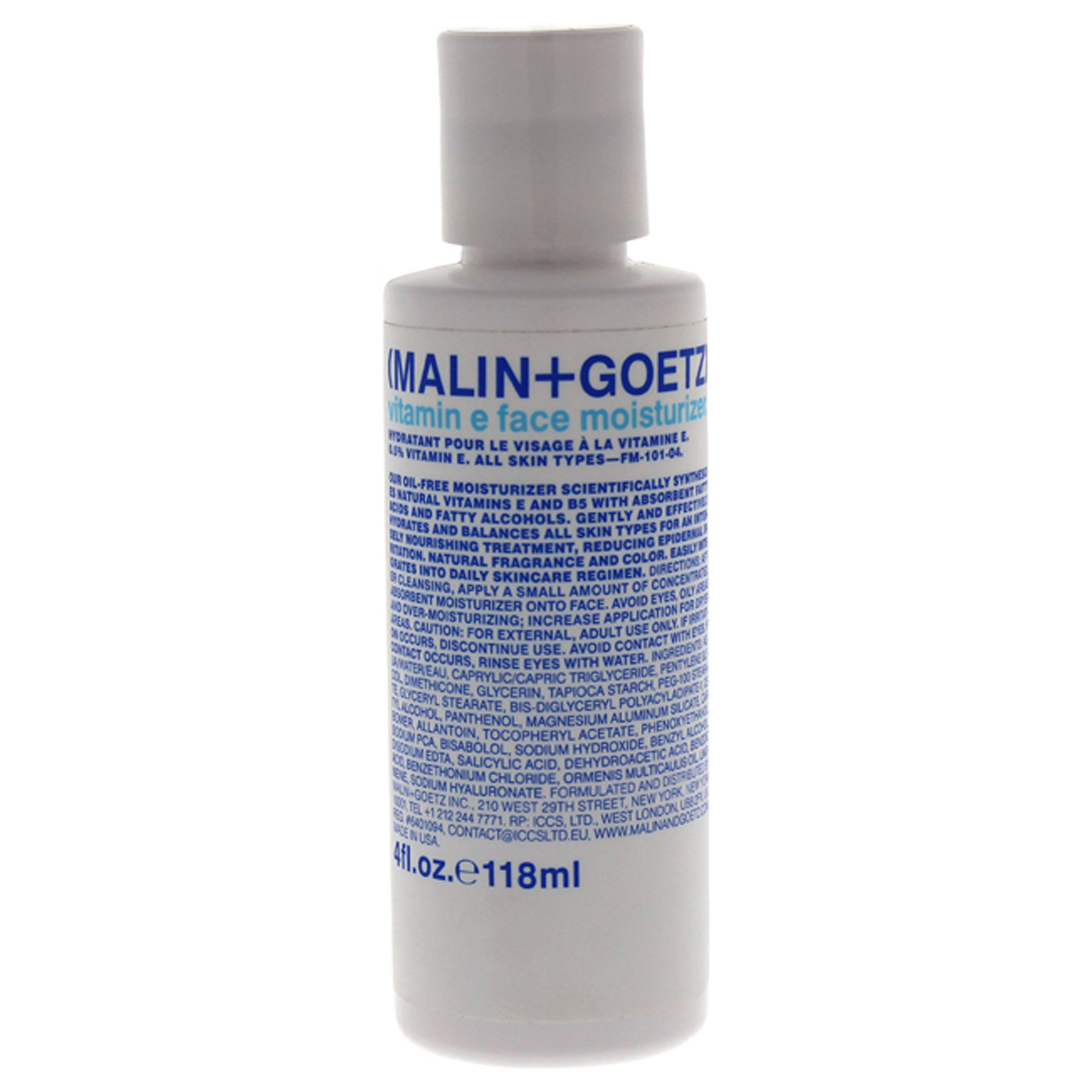 Foto 1 | Vitamina E Crema Hidratante Facial Por Malin + Goetz Para Hombres - 4 Oz Moisturizer - Venta Internacional.