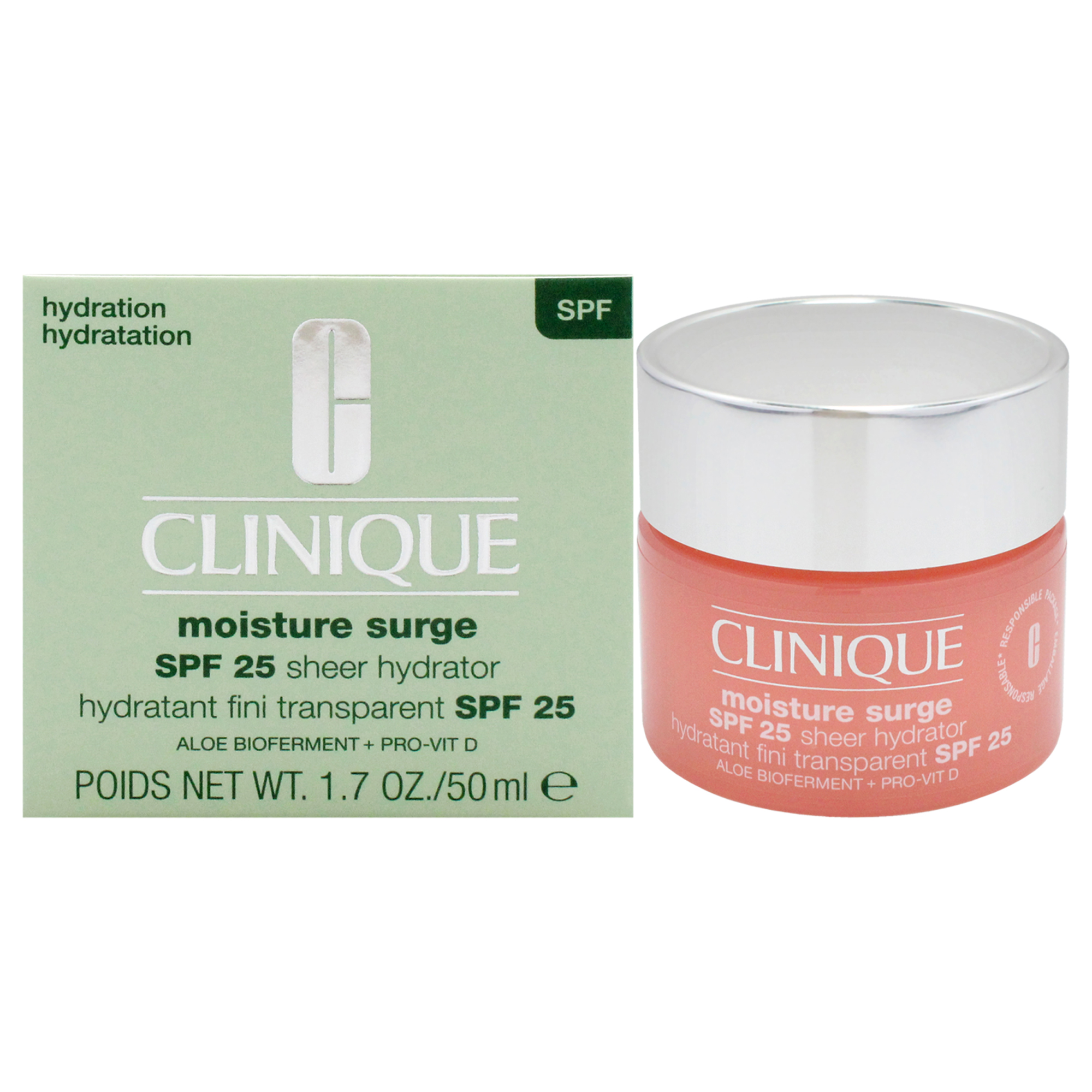 Foto 2 pulgar | Hidratante Moisture Surge Sheer Spf 25 Clinique, 50 Ml - Venta Internacional.