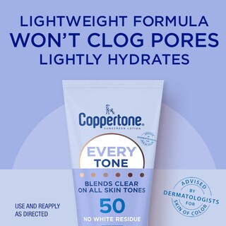 Foto 3 | Loción De Protección Solar Coppertone Every Tone Spf 50 207 Ml - Venta Internacional.