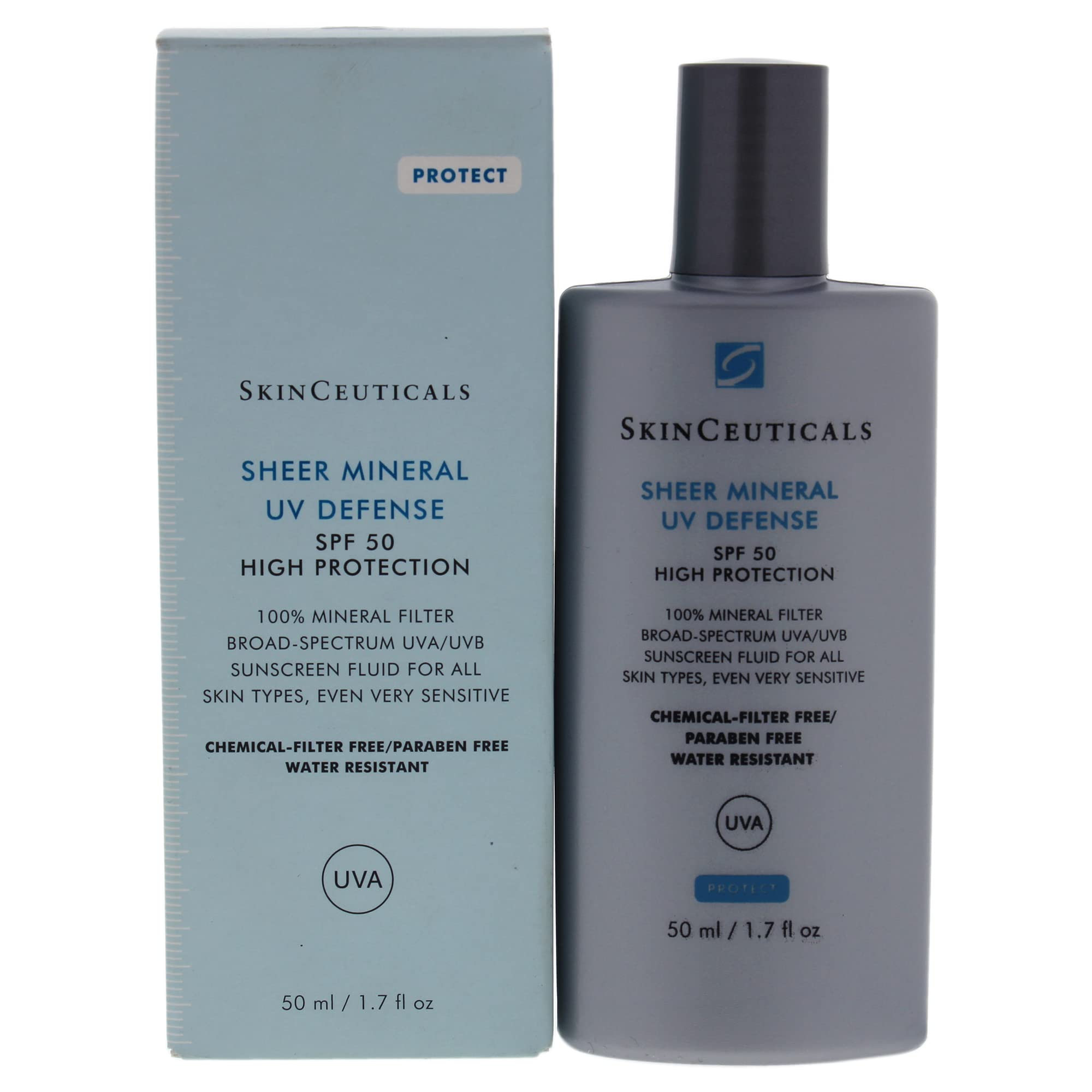 Foto 2 pulgar | Protector Solar Skinceuticals Protect Sheer Mineral Uv Spf 50 50 Ml - Venta Internacional.