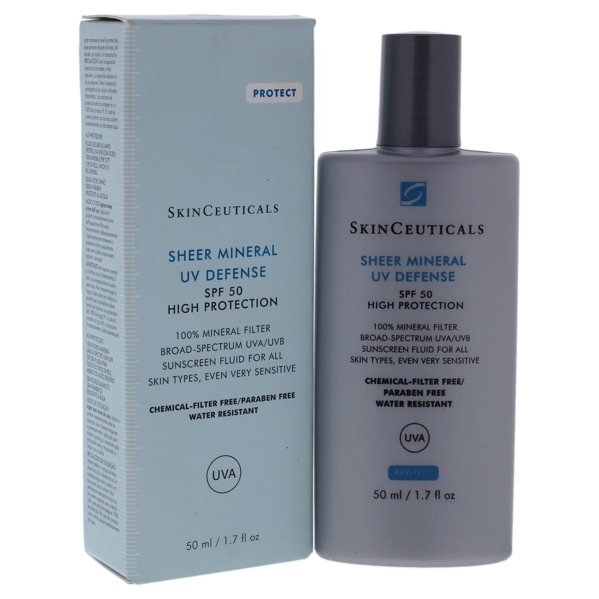 Foto 4 pulgar | Protector Solar Skinceuticals Protect Sheer Mineral Uv Spf 50 50 Ml - Venta Internacional.