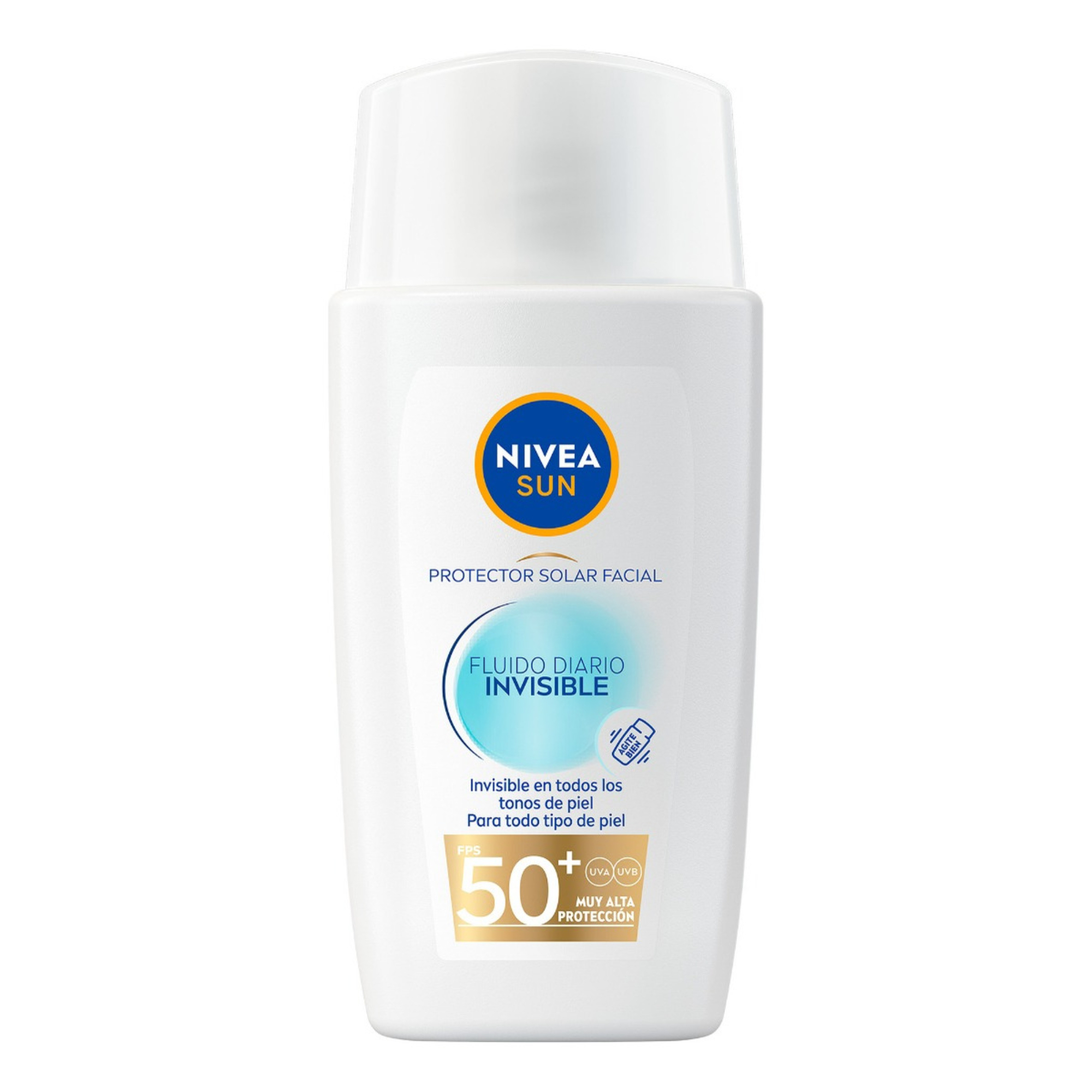 Foto 2 | Protector Solar Nivea Sun Fluido Diario Invisible 40 Ml