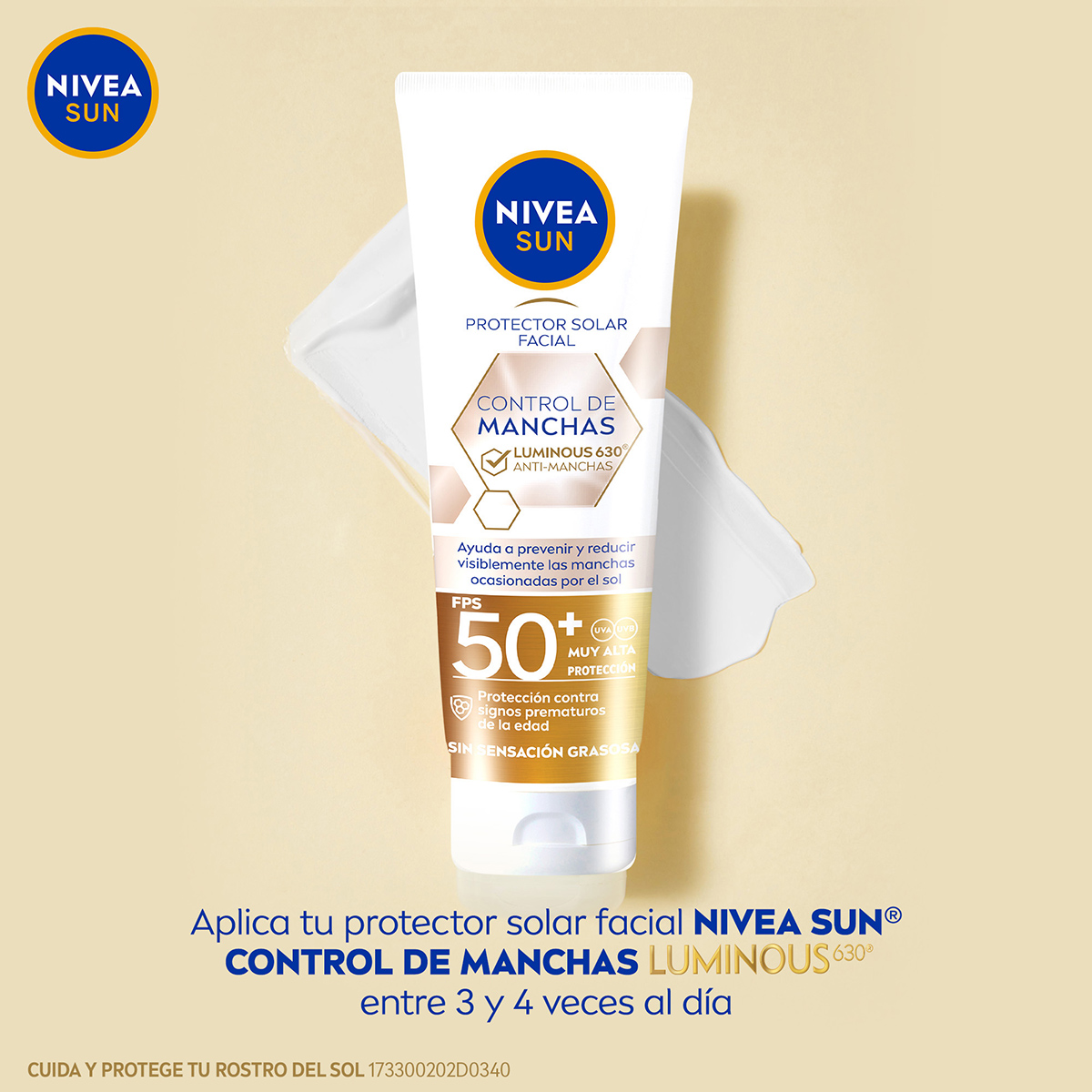 Foto 5 | Protector Solar Anti Manchas Nivea Luminous630 Fps50 40 Ml