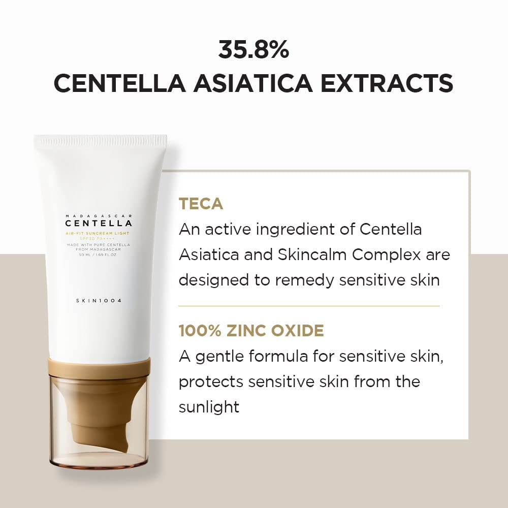 Foto 5 pulgar | Protector Solar Skin1004 Madagascar Centella Air-fit 50 Ml Spf30 - Venta Internacional.