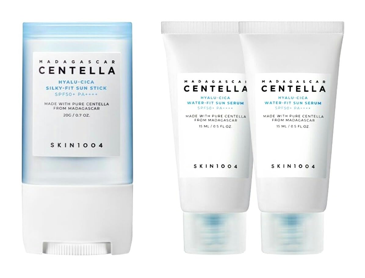 Foto 6 pulgar | Set De Cuidado De La Piel Skin1004 Hyalu Cica Sun Stick Spf50+ X1 + Serum X2 - Venta Internacional.