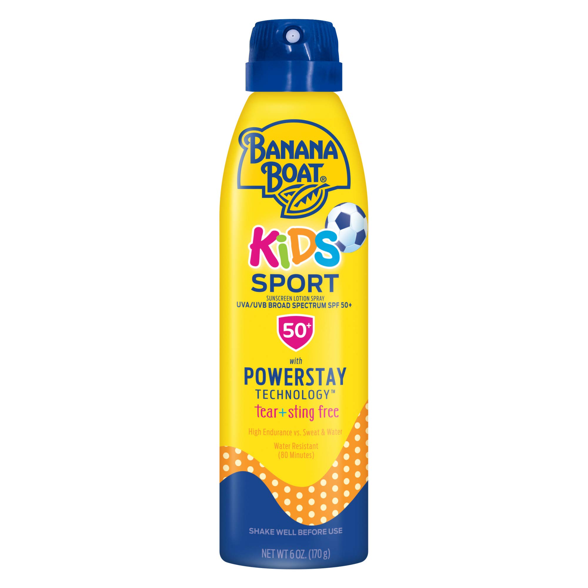 Loción De Protección Solar En Aerosol Banana Boat Kids Sport Spf 50, 177 Ml - Venta Internacional.