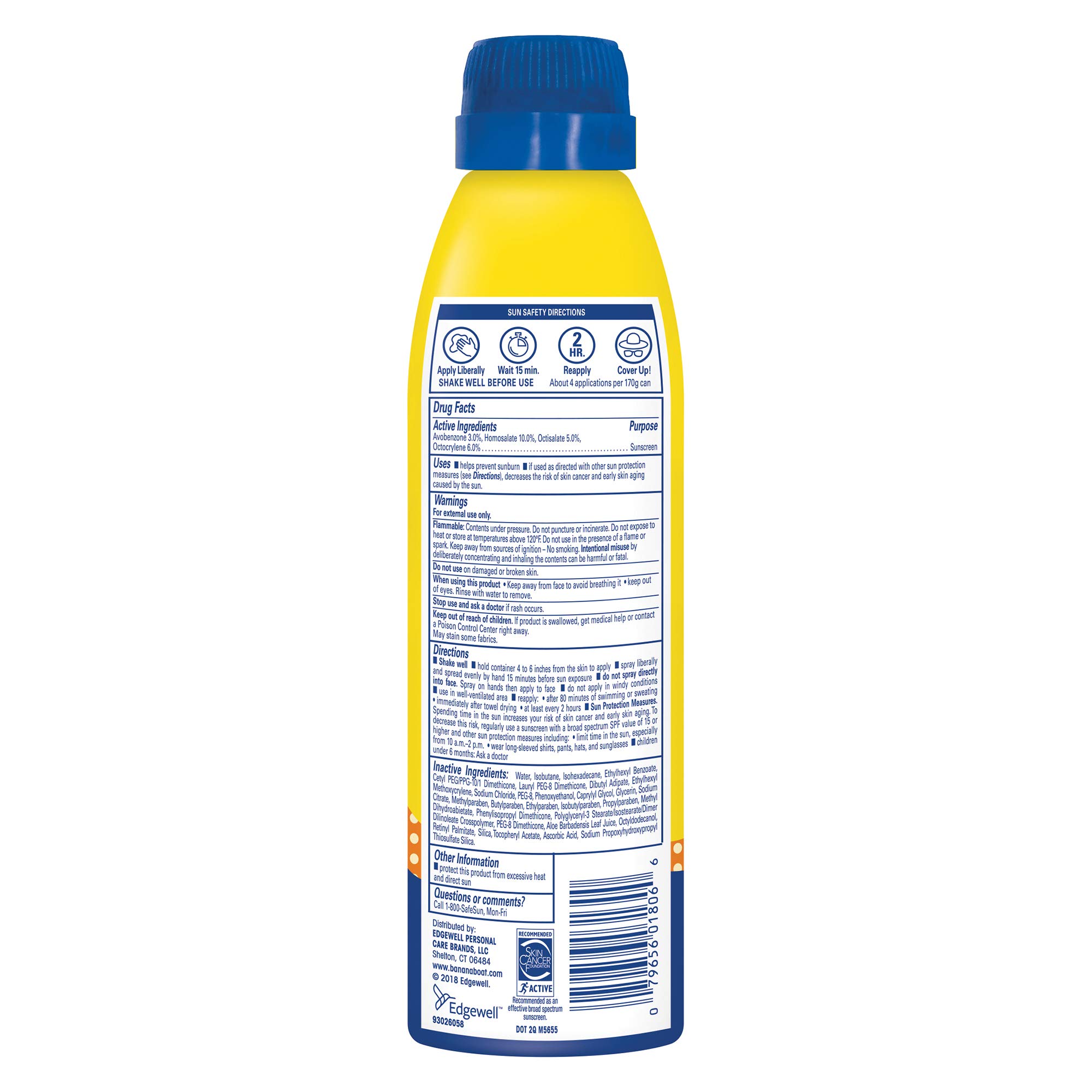 Foto 3 pulgar | Loción De Protección Solar En Aerosol Banana Boat Kids Sport Spf 50, 177 Ml - Venta Internacional.