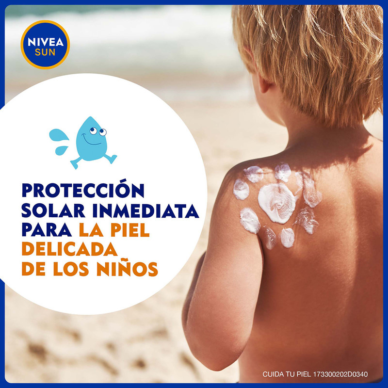 Foto 4 | Protector Solar Fps50 Nivea Sun P&s Piel Sensible 200ml