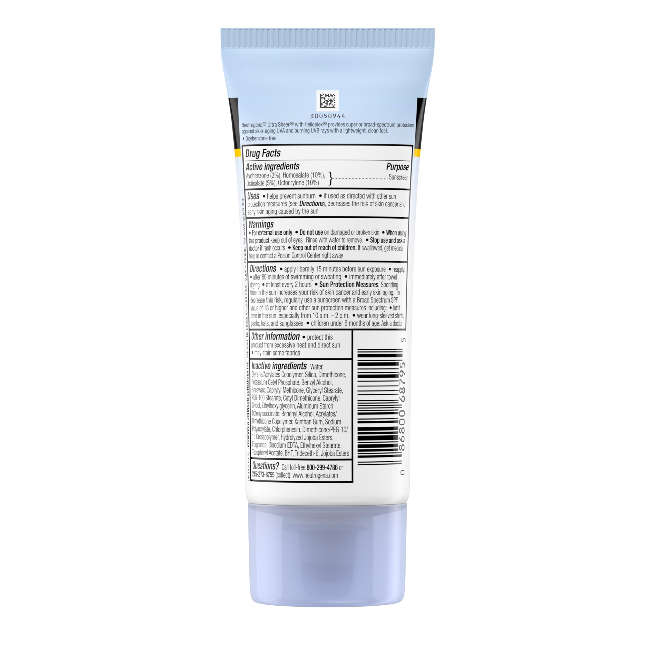 Foto 6 | Loción de Protección Solar Neutrogena Ultra Sheer Dry-Touch SPF 45 90 ml - Venta Internacional