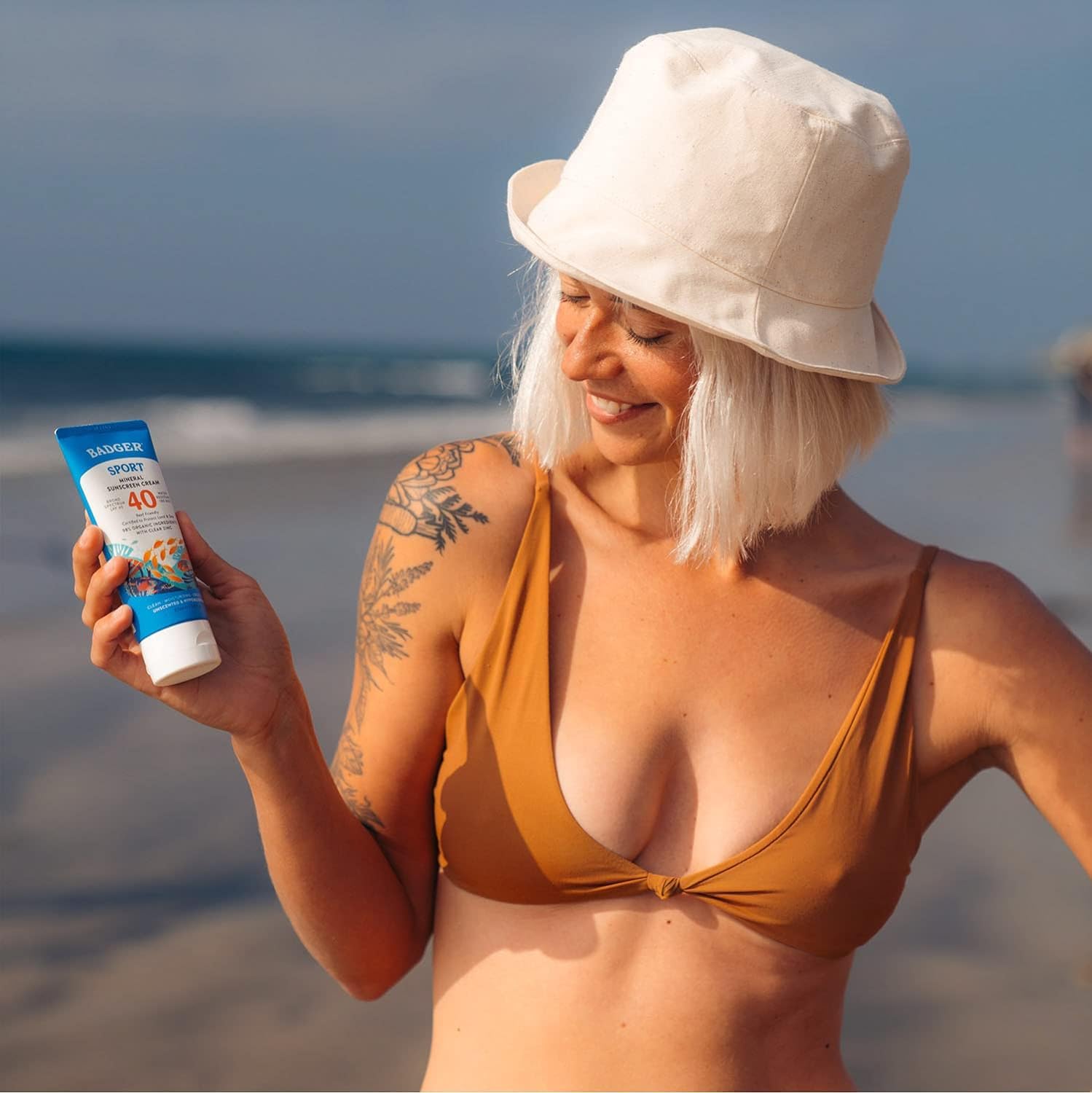 Foto 5 pulgar | Protector Solar Badger Reef Safe, Sin Perfume, Spf 40 Sport, 80 Ml, Paquete De 3 - Venta Internacional.