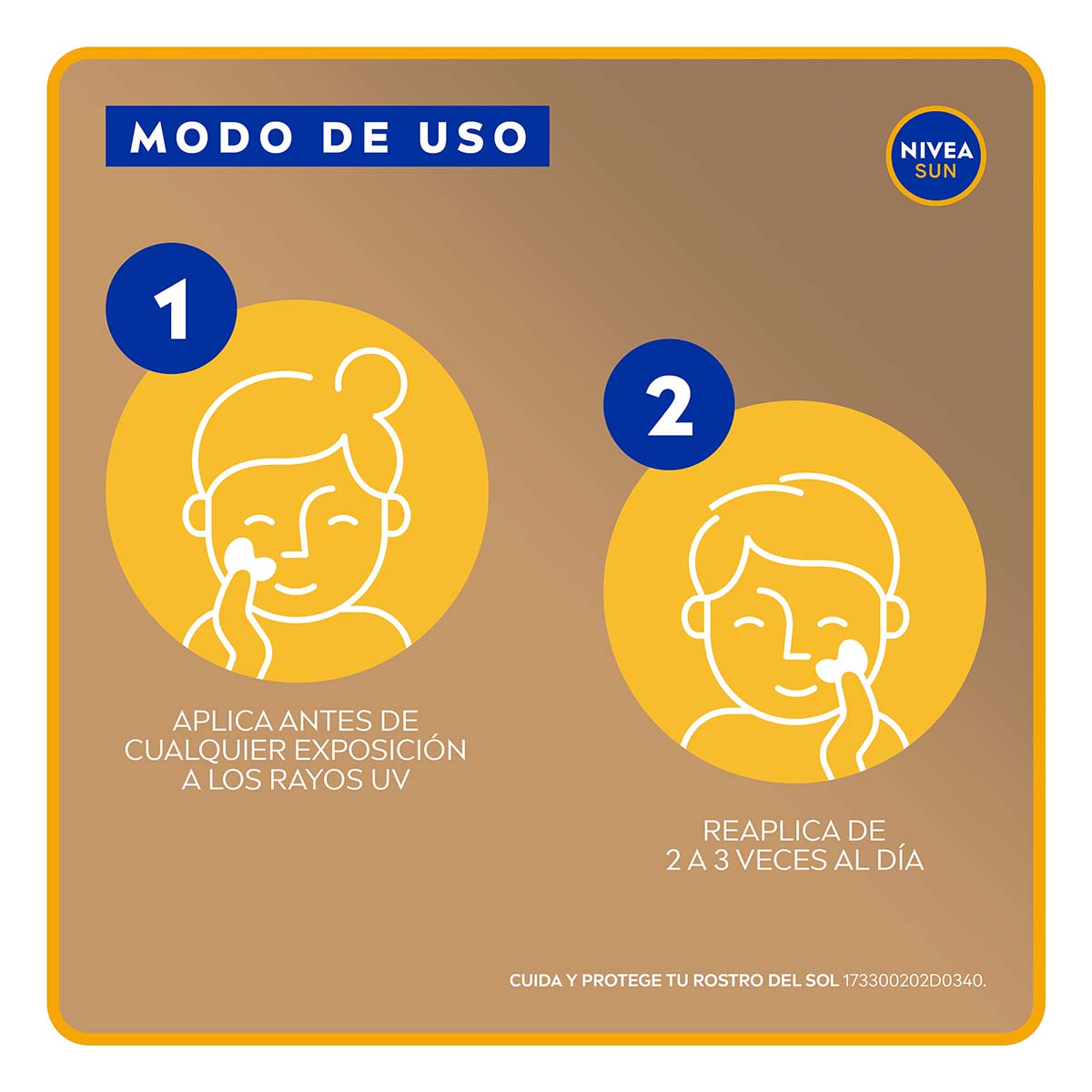 Foto 5 pulgar | Nivea Sun Face Control De Brillo Tono Claro (50 Ml)