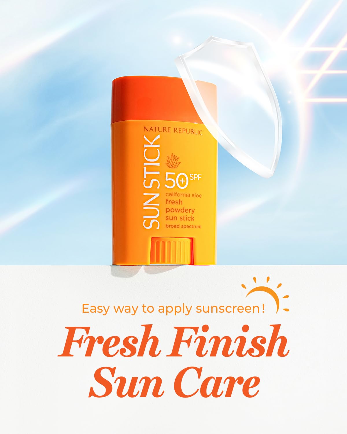 Foto 3 pulgar | Lápiz Solar Nature Republic California Aloe Spf50+ - Venta Internacional