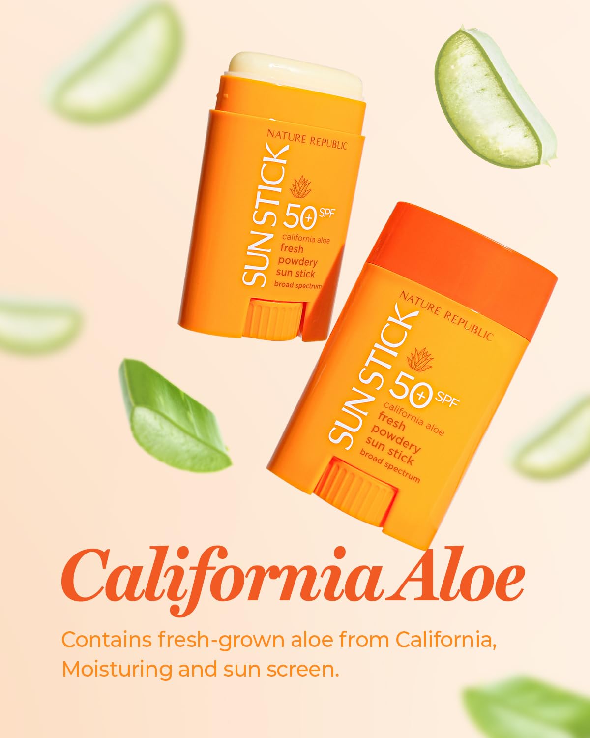 Foto 4 pulgar | Lápiz Solar Nature Republic California Aloe Spf50+ - Venta Internacional