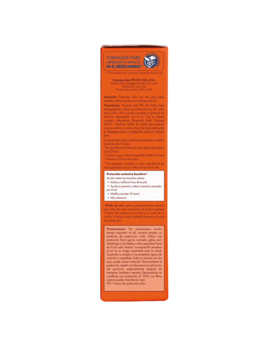 Foto 4 pulgar | Protector Fluido Solar Avene Despigmentante Claro 40g