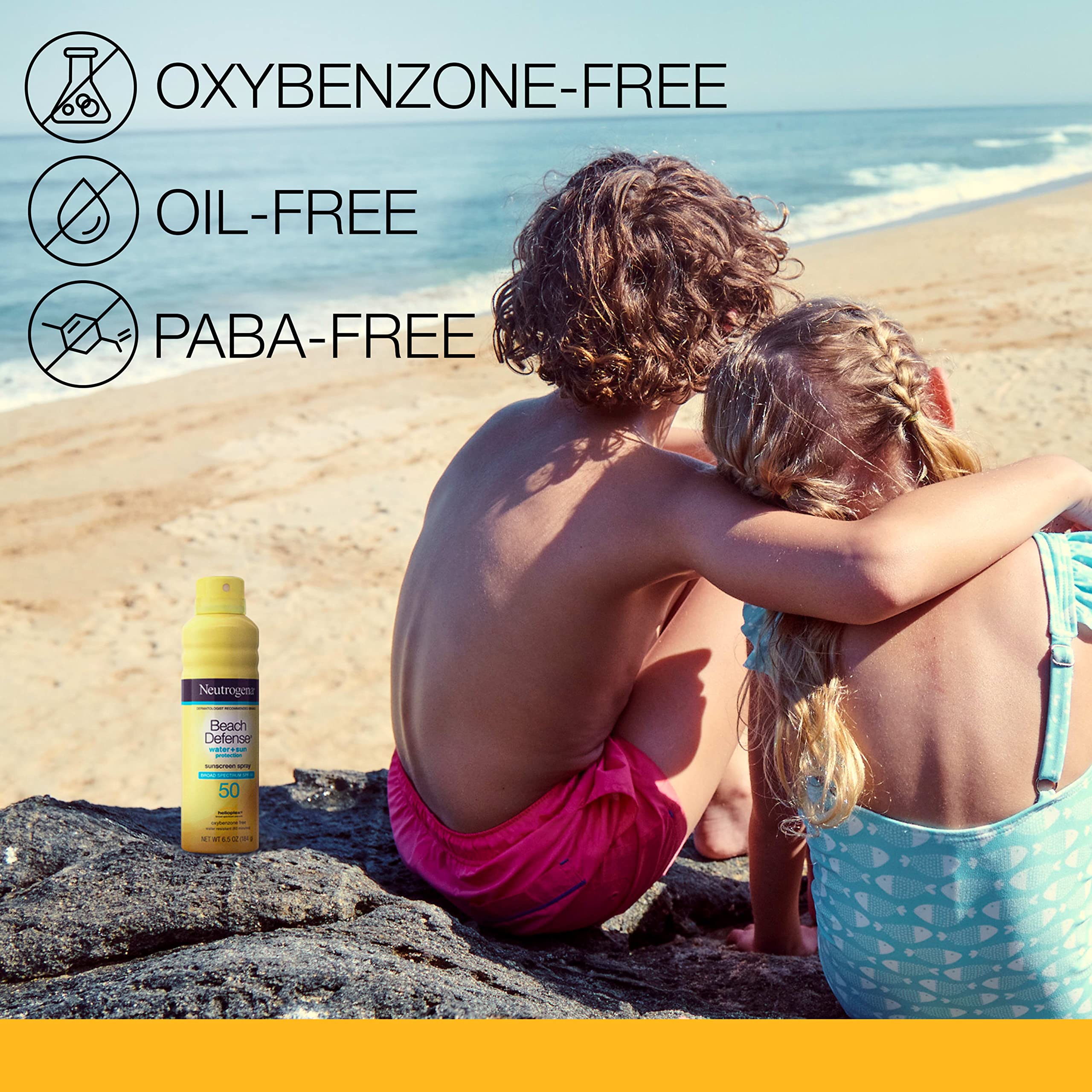Foto 4 pulgar | Protector Solar En Aerosol Neutrogena Beach Defense Spf 50 192 Ml - Venta Internacional.
