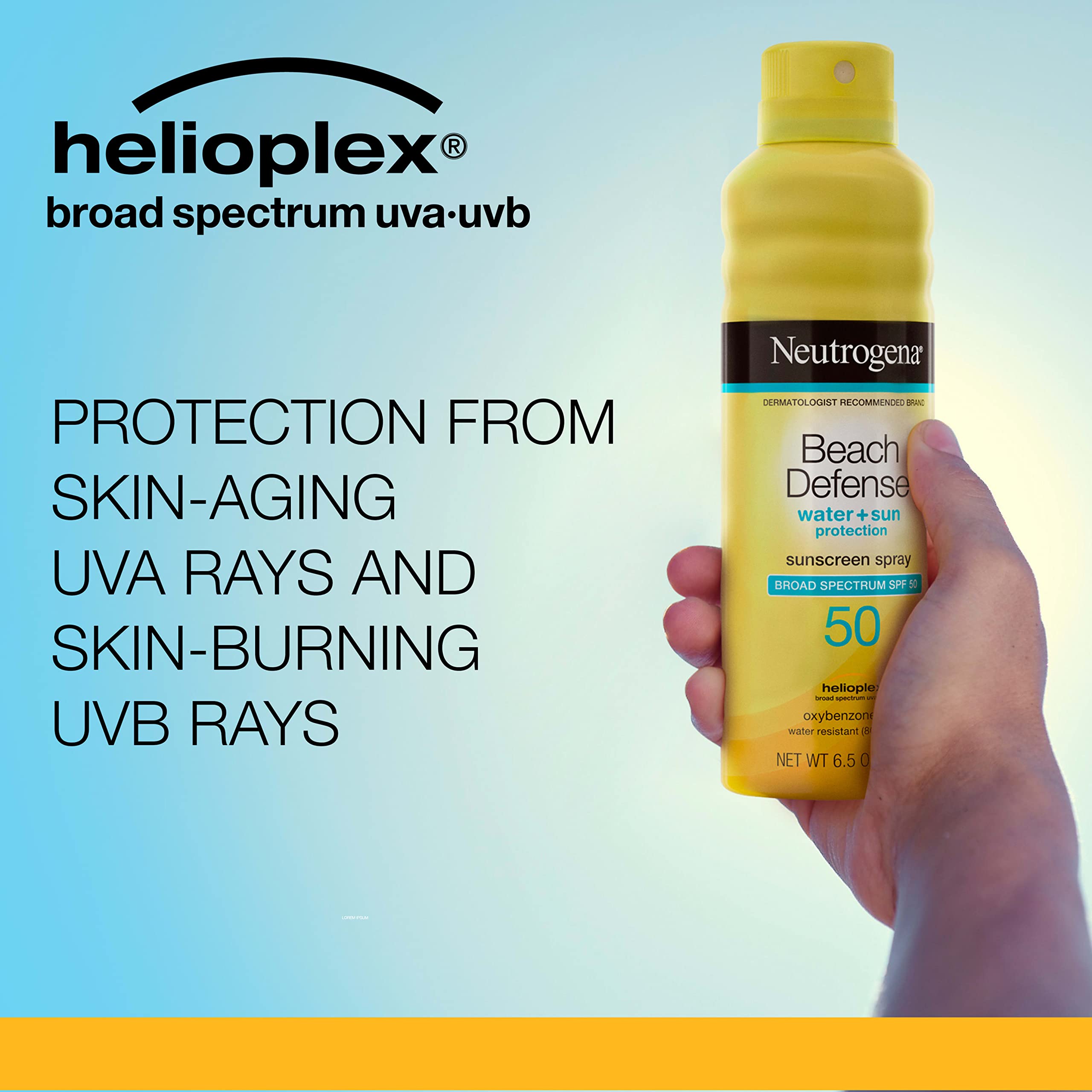 Foto 5 pulgar | Protector Solar En Aerosol Neutrogena Beach Defense Spf 50 192 Ml - Venta Internacional.