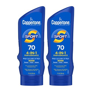 Foto 1 | Protector Solar Coppertone Sport Spf 70 Resistente Al Agua 200 Ml X2 - Venta Internacional.