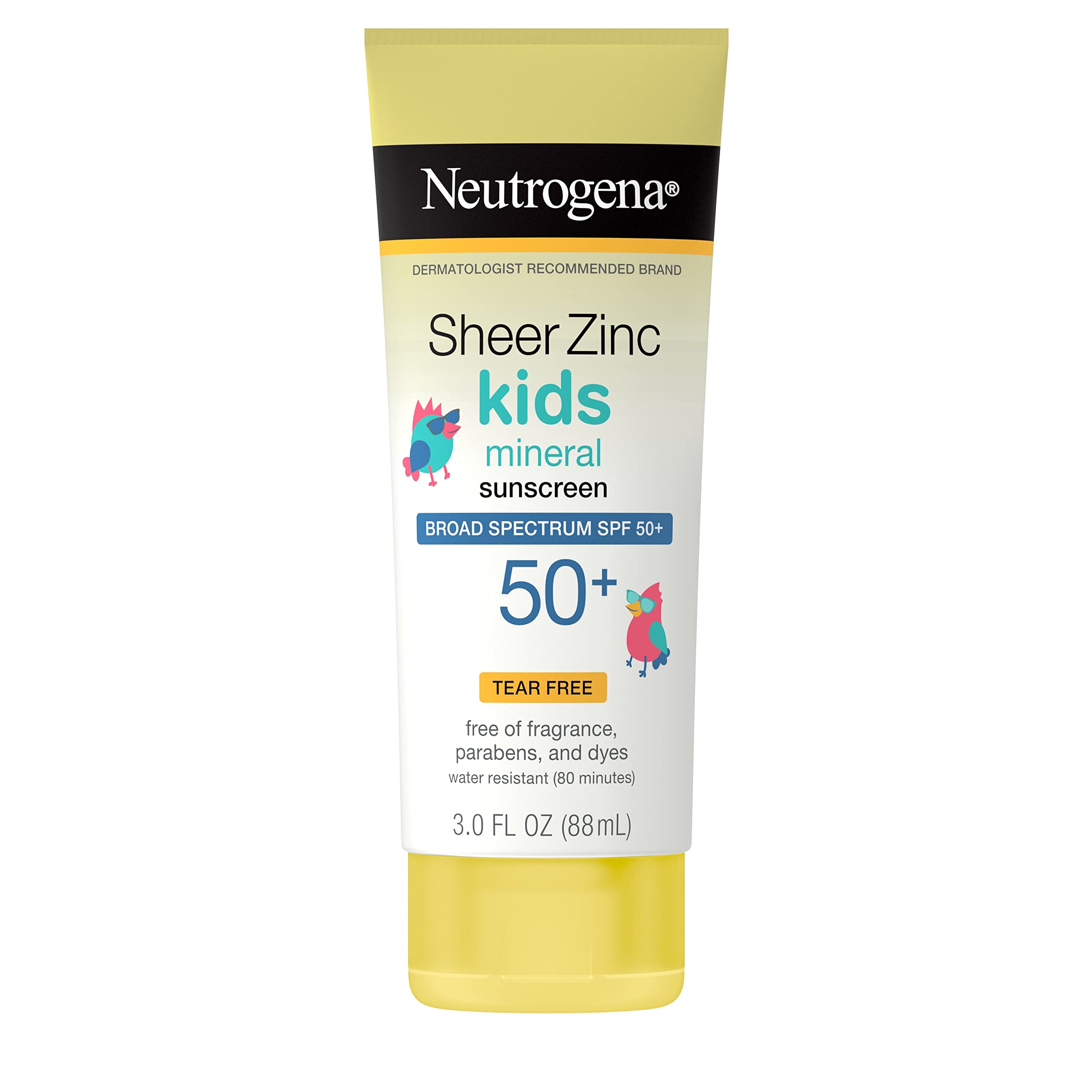 Foto 2 pulgar | Crema Solar Neutrogena Kids Sheer Zinc Oxide Loción Spf 50+ 90 Ml - Venta Internacional.