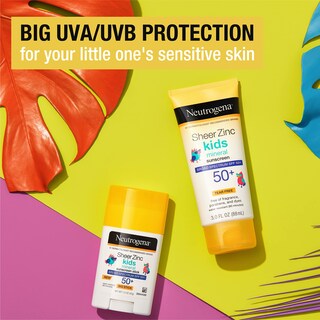 Foto 2 | Crema Solar Neutrogena Kids Sheer Zinc Oxide Loción Spf 50+ 90 Ml - Venta Internacional.