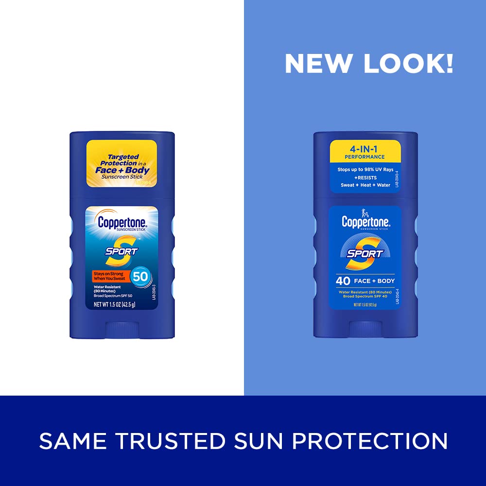 Foto 3 pulgar | Protector Solar En Barra Coppertone Sport Spf 40, 45 Ml, Resistente Al Agua - Venta Internacional.