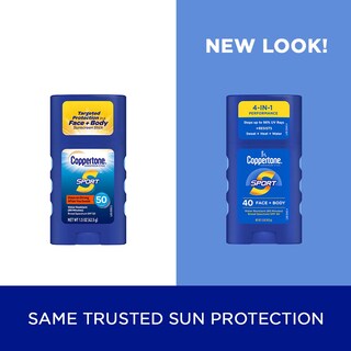 Foto 2 | Protector Solar En Barra Coppertone Sport Spf 40, 45 Ml, Resistente Al Agua - Venta Internacional.