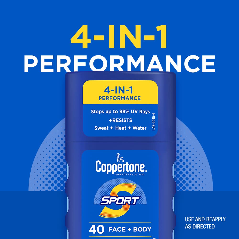 Foto 7 pulgar | Protector Solar En Barra Coppertone Sport Spf 40, 45 Ml, Resistente Al Agua - Venta Internacional.