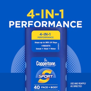 Foto 6 | Protector Solar En Barra Coppertone Sport Spf 40, 45 Ml, Resistente Al Agua - Venta Internacional.