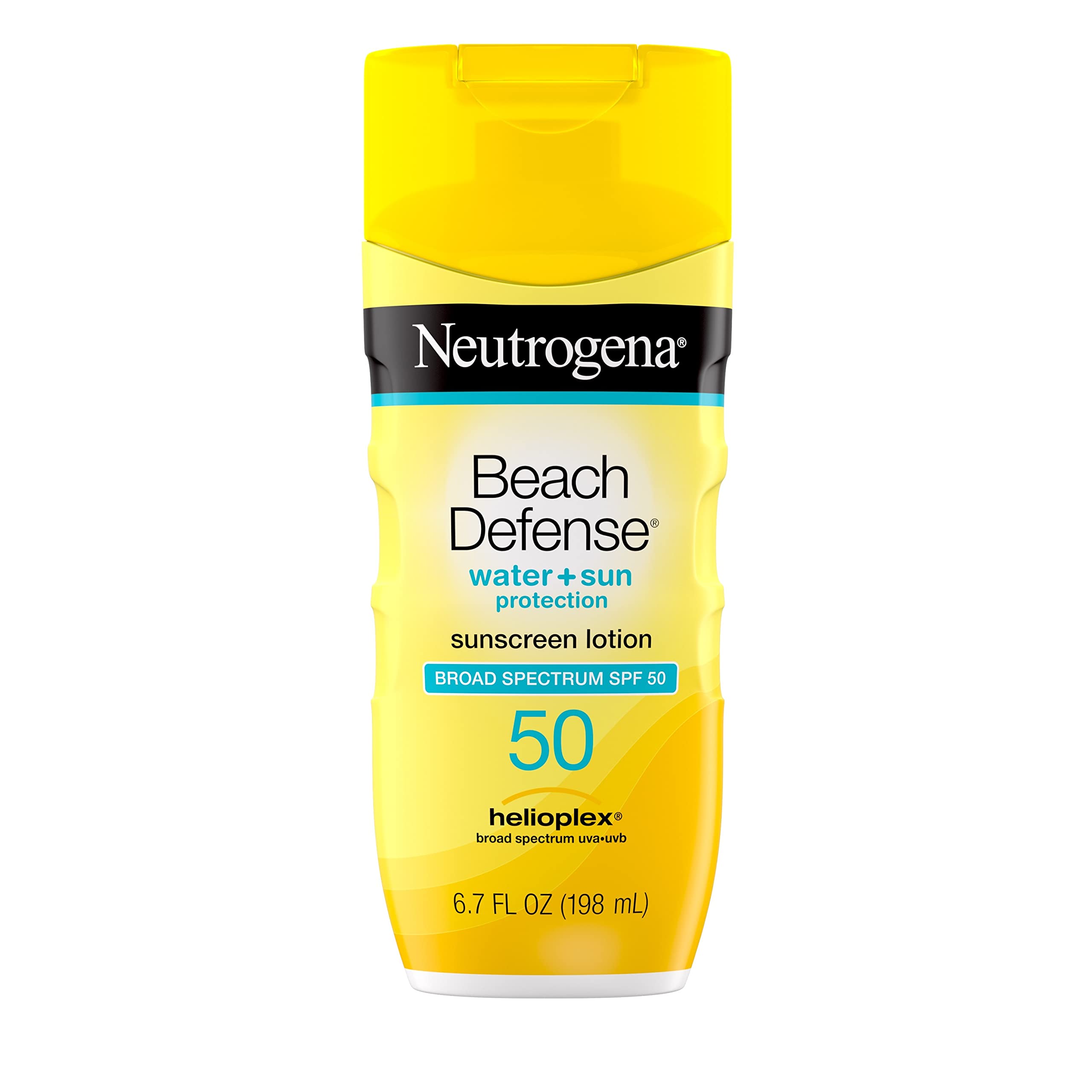 Loción De Protección Solar Neutrogena Beach Defense Spf 50 200 Ml - Venta Internacional.