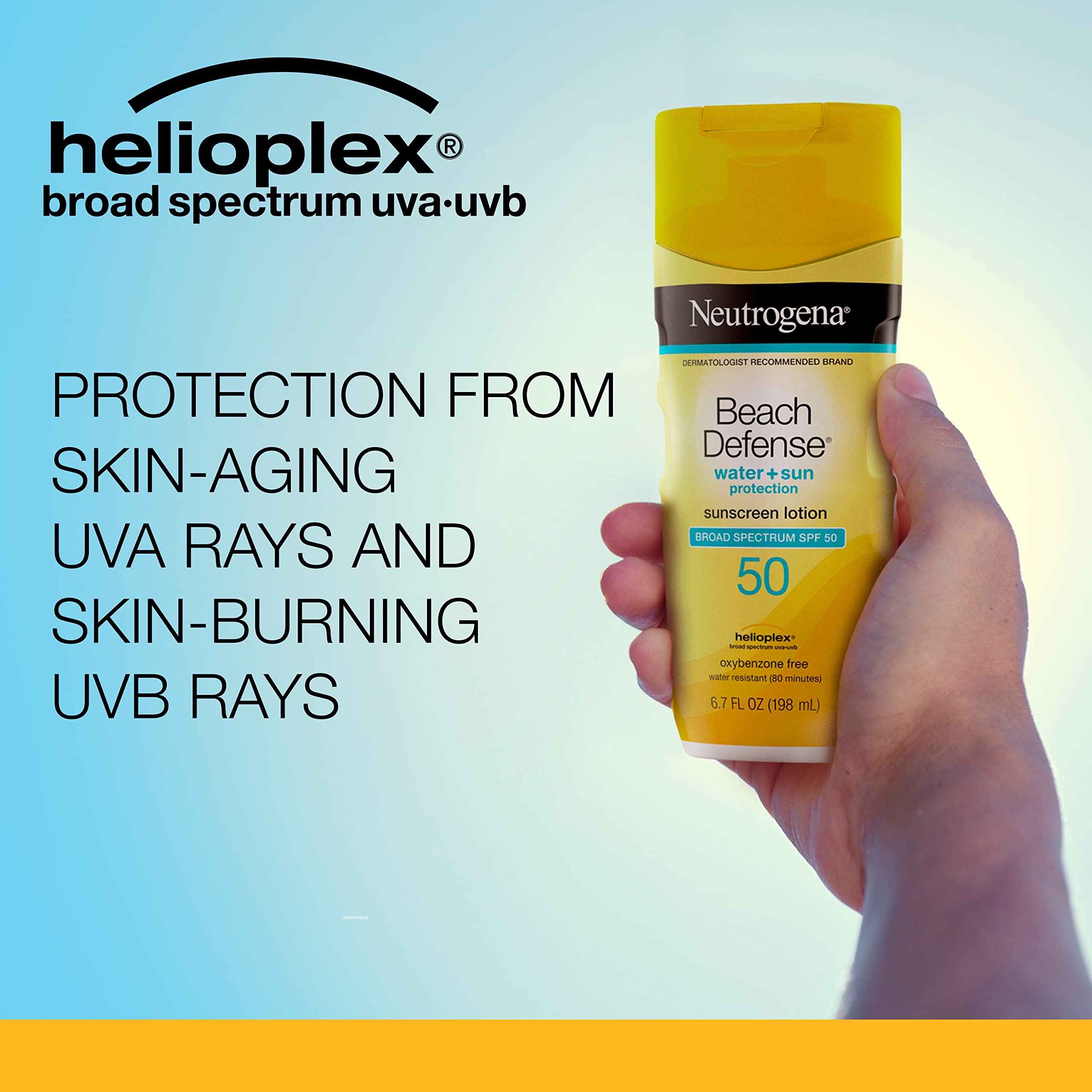 Foto 5 pulgar | Loción De Protección Solar Neutrogena Beach Defense Spf 50 200 Ml - Venta Internacional.