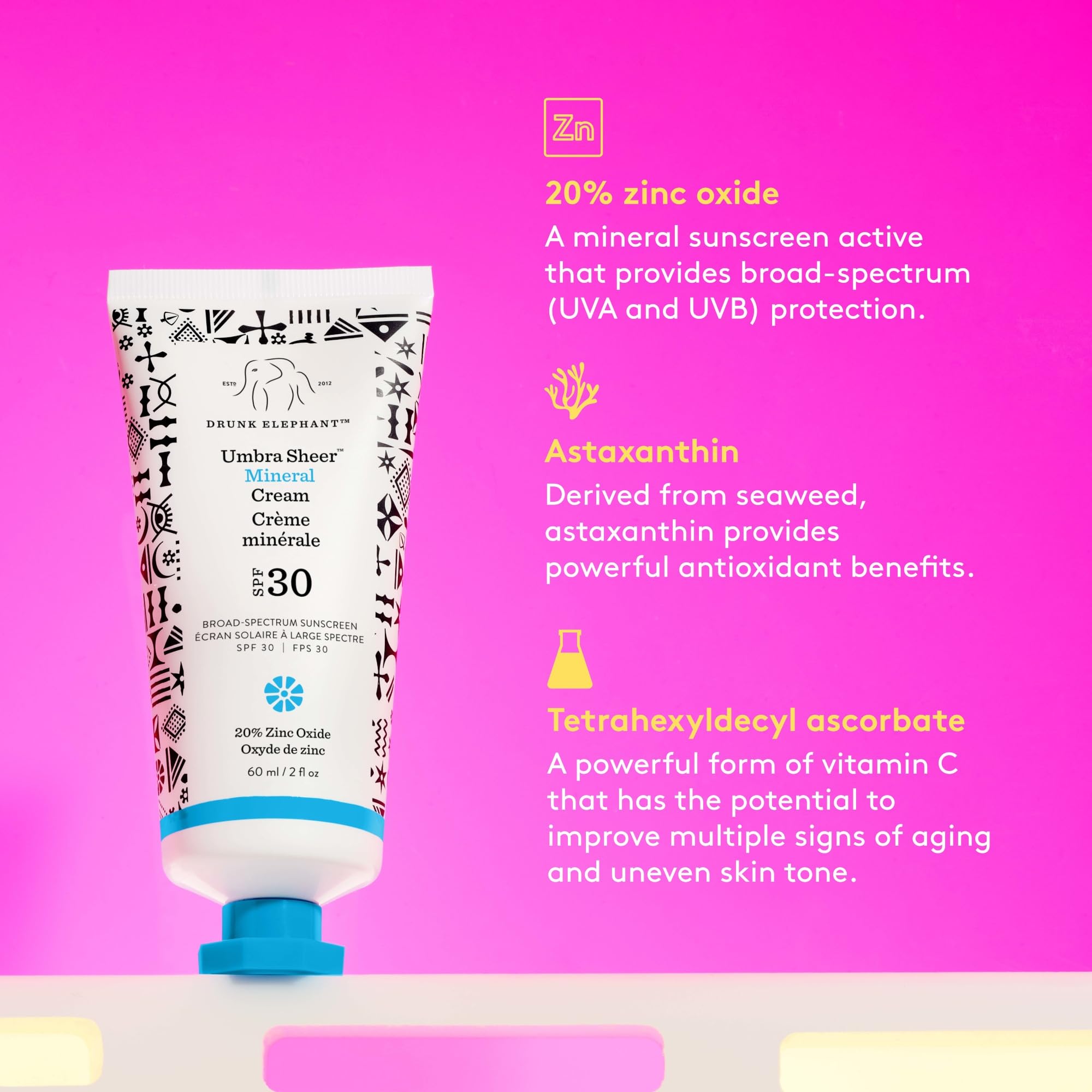 Foto 5 pulgar | Protector Solar Drunk Elephant Umbra Sheer Mineral Cream Spf 30 60 Ml - Venta Internacional.