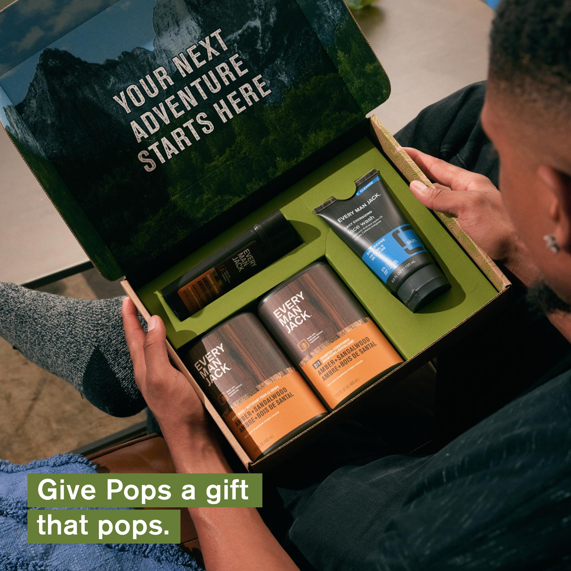Foto 2 | Set De Regalo Para Baño Y Cuerpo Every Man Jack Para Hombre, Color Ámbar Y Sándalo - Venta Internacional.