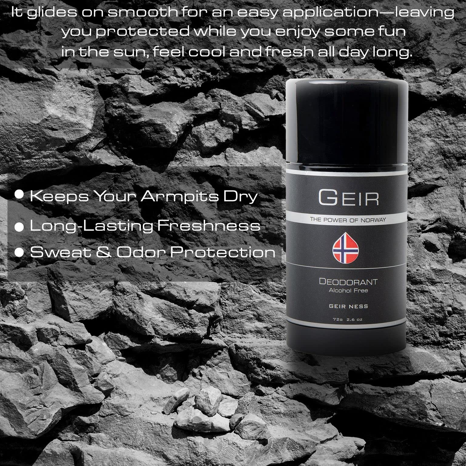 Foto 5 pulgar | Desodorante Geir Ness Para Hombre, Sin Alcohol Ni Aluminio, Piel Sensible - Venta Internacional.