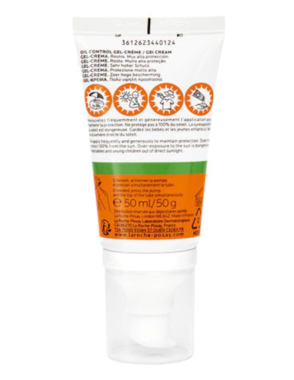 Foto 4 pulgar | Protector Solar Facial Matificante La Roche-posay Uvmune 400 Oil Control + Termo De Regalo Güish