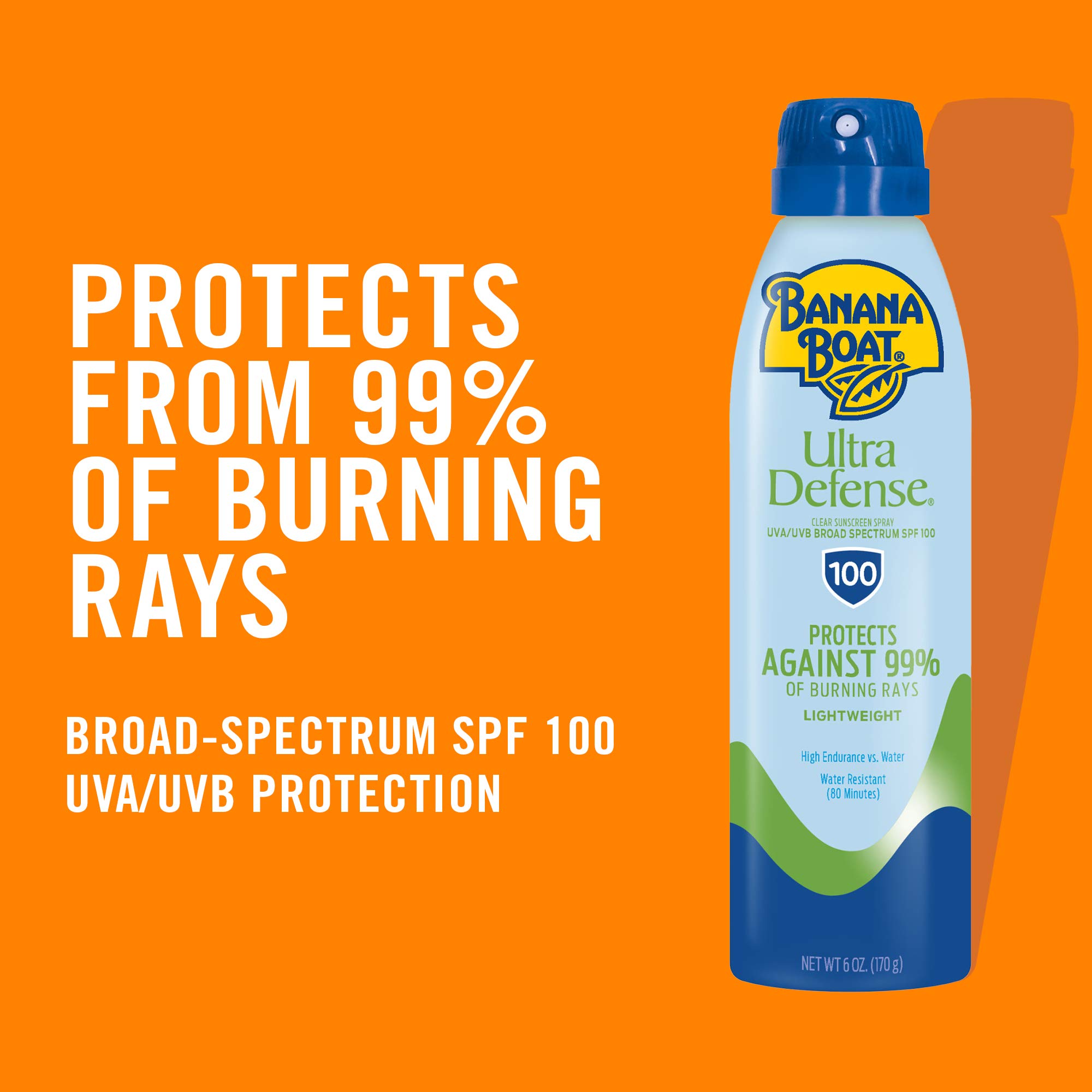 Foto 3 | Protector Solar En Aerosol Banana Boat Ultra Defense Spf 100 177 Ml - Venta Internacional.
