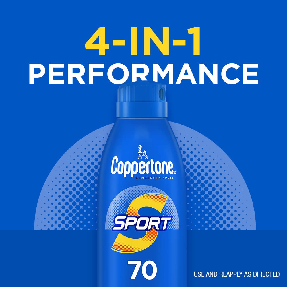 Foto 7 pulgar | Spray De Protección Solar Coppertone Sport Spf 70 163 Ml, Paquete De 3 - Venta Internacional.