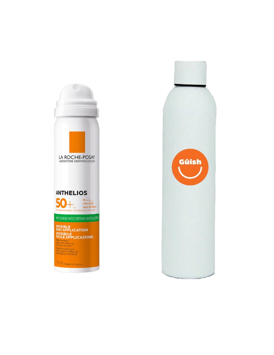 Foto 2 pulgar | La Roche-posay Anthelios Bruma Invisible Ultraligera En Spray Fps 50 + Termo De Agua De Regalo Güish