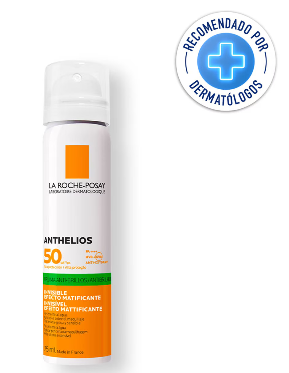 Foto 5 pulgar | La Roche-posay Anthelios Bruma Invisible Ultraligera En Spray Fps 50 + Termo De Agua De Regalo Güish