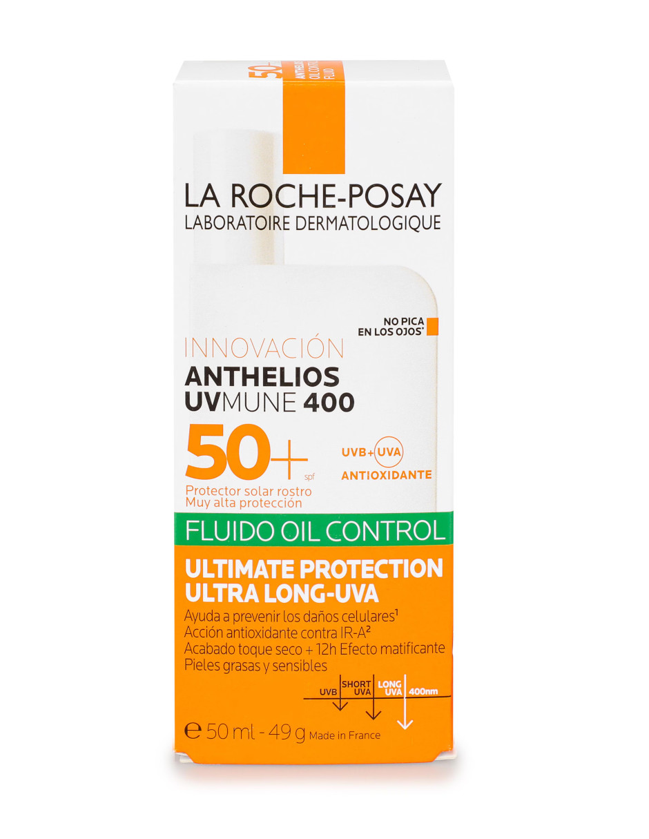 Foto 3 pulgar | Protector Solar La Roche-posay Anthelios Uvmune Control 400 Spf 50+ + Termo De Agua De Regalo Güish